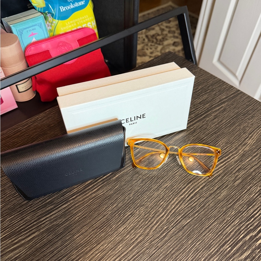 Honey Tortoiseshell CELINE Optical Glasses - Picture 6 of 7